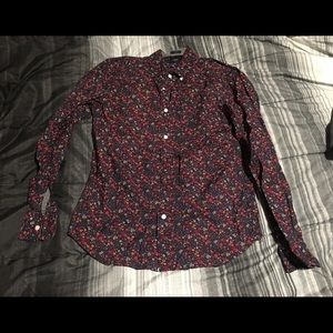 JCrew button down floral shirt